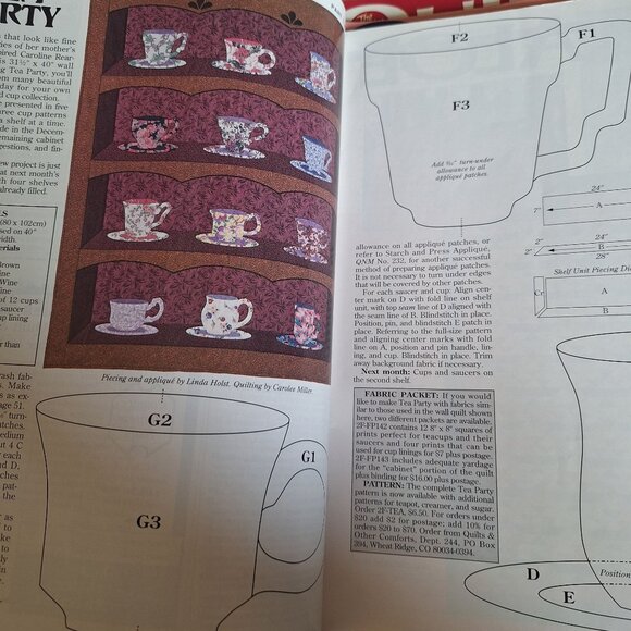 10 Quilters Newsletter Magazines 1987-2005 Assorted Vintage Issues Mostly 90s - Picture 7 of 9